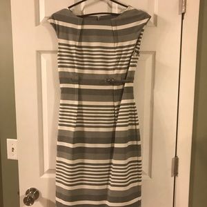 Calvin Klein Striped Sheath Dress